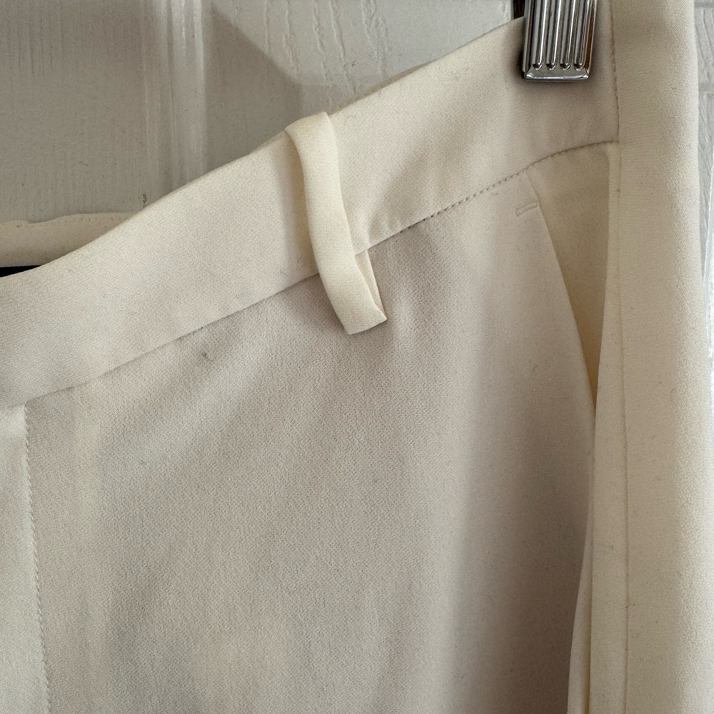 NILI LOTAN - Paris Pant - Size 6 - White Silk - Picture 5 of 5
